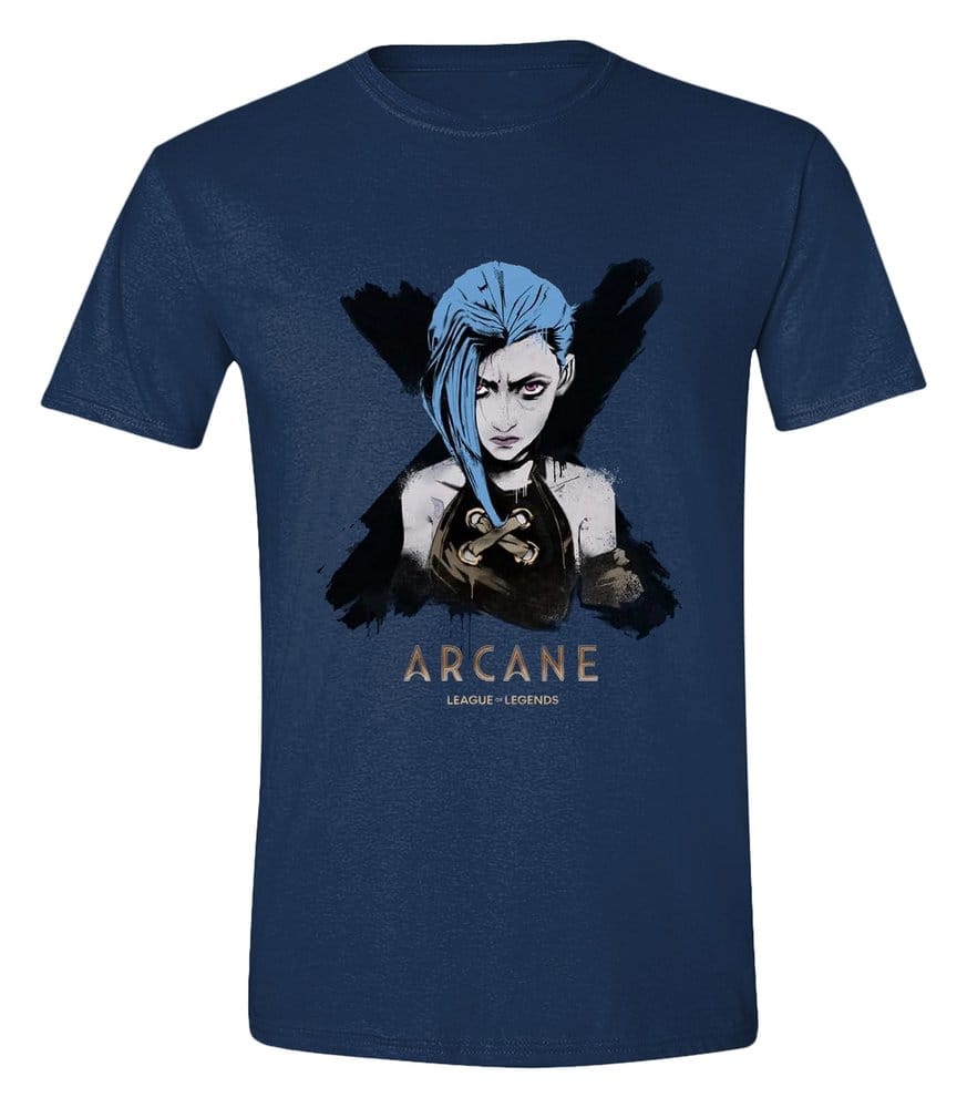 Arcane T-Shirt Jinx Portrait Größe L Image