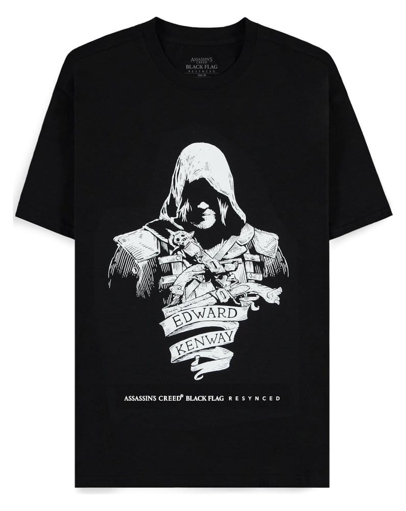 Assassin's Creed T-Shirt Black Flag Resynched Edward Kenway Größe S Image