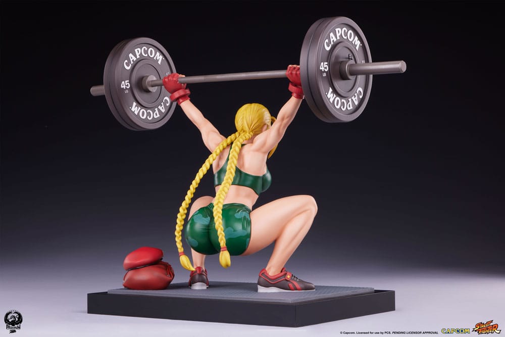 Street Fighter Premier Series Statue 1/4 Cammy: Powerlifting 41 cm Image 9
