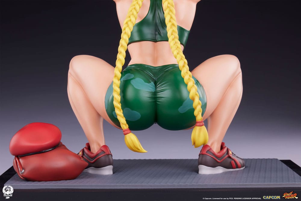 Street Fighter Premier Series Statue 1/4 Cammy: Powerlifting 41 cm Image 19