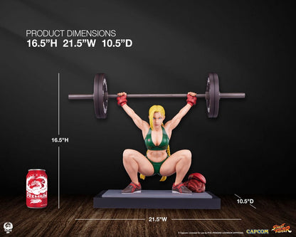Street Fighter Premier Series Statue 1/4 Cammy: Powerlifting 41 cm Image 24