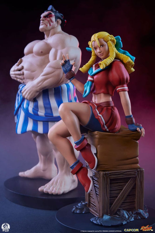 Street Fighter Street Jam Statuen 1/10 Karin & E. Honda Image 1