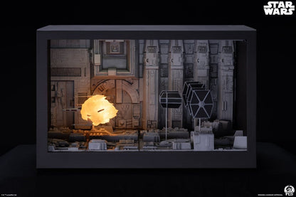 Star Wars Movie Moments Mini Scale Diorama Trench Run 23 cm Image 2