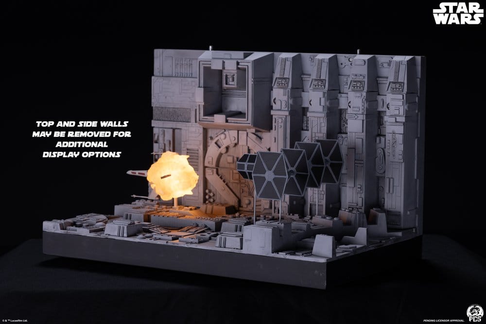 Star Wars Movie Moments Mini Scale Diorama Trench Run 23 cm Image 4