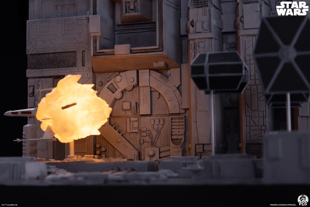 Star Wars Movie Moments Mini Scale Diorama Trench Run 23 cm Image 11