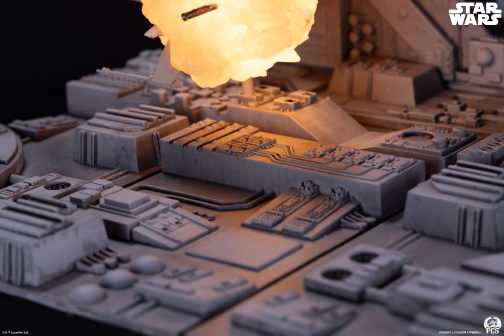 Star Wars Movie Moments Mini Scale Diorama Trench Run 23 cm Image 12