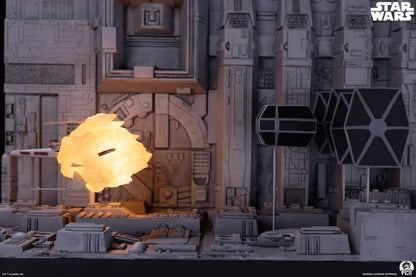 Star Wars Movie Moments Mini Scale Diorama Trench Run 23 cm Image 14