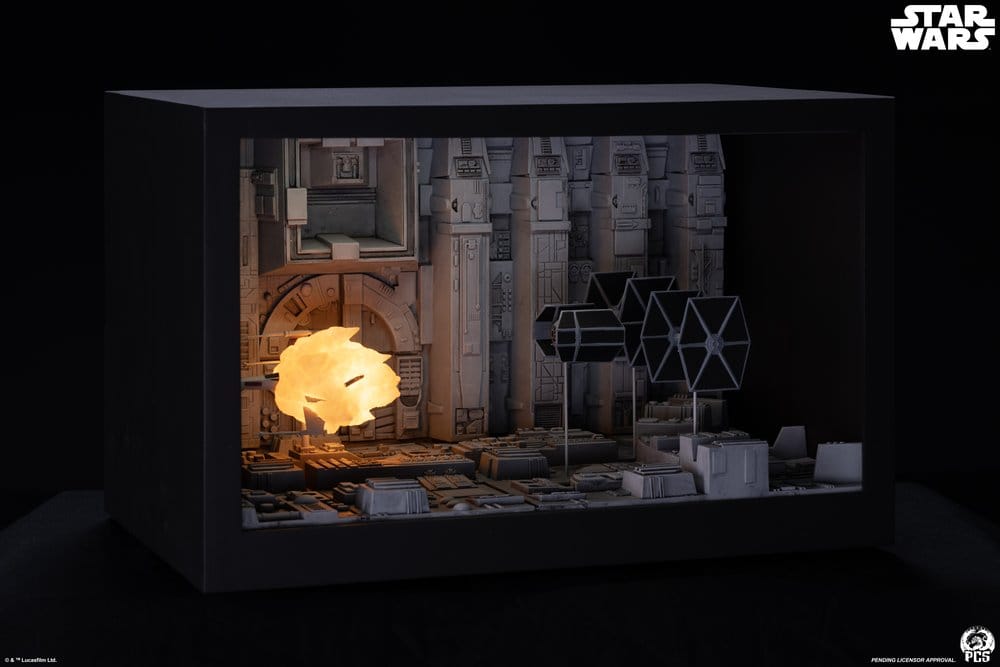 Star Wars Movie Moments Mini Scale Diorama Trench Run 23 cm Image 15