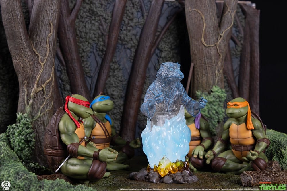 Teenage Mutant Ninja Turtles (Movie Moments) Mini Scale Diorama Splinter's Spirit 36 cm Image 4