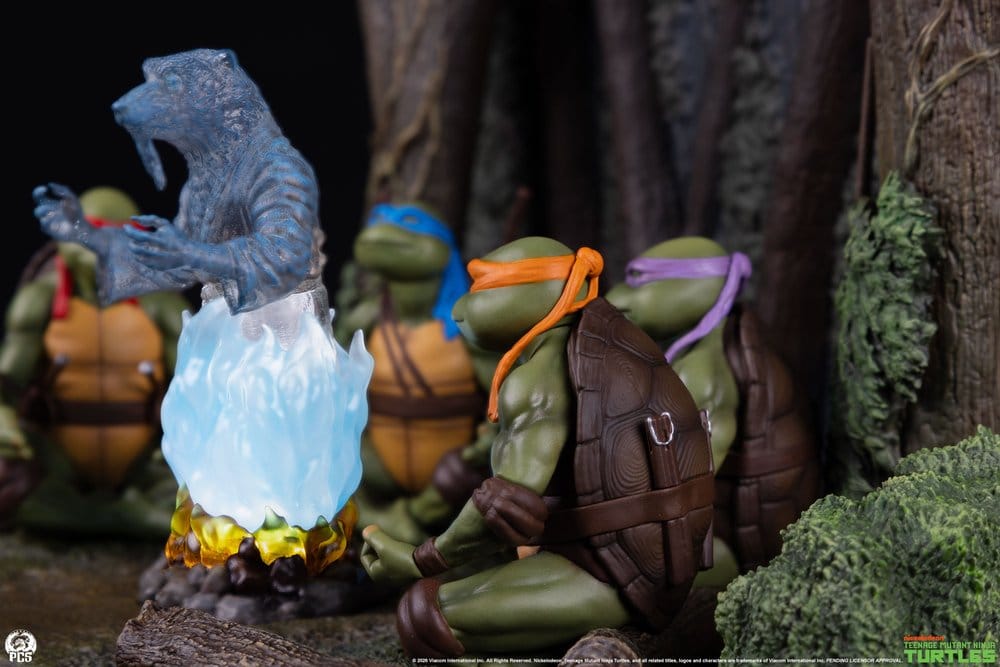 Teenage Mutant Ninja Turtles (Movie Moments) Mini Scale Diorama Splinter's Spirit 36 cm Image 9