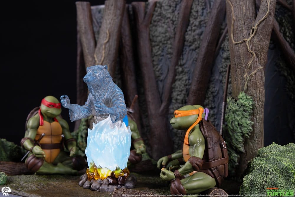 Teenage Mutant Ninja Turtles (Movie Moments) Mini Scale Diorama Splinter's Spirit 36 cm Image 12