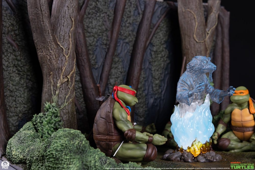 Teenage Mutant Ninja Turtles (Movie Moments) Mini Scale Diorama Splinter's Spirit 36 cm Image 15