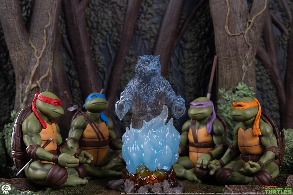 Teenage Mutant Ninja Turtles (Movie Moments) Mini Scale Diorama Splinter's Spirit 36 cm Image 17
