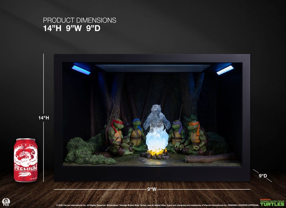 Teenage Mutant Ninja Turtles (Movie Moments) Mini Scale Diorama Splinter's Spirit 36 cm Image 18