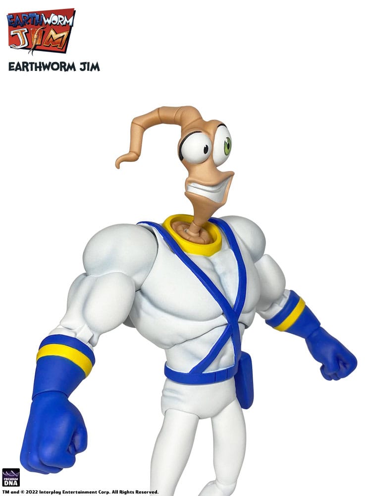 Earthworm Jim Zubehör-Set Wave 1: Worm Body & Jim Heads Accessory Pack Image 4