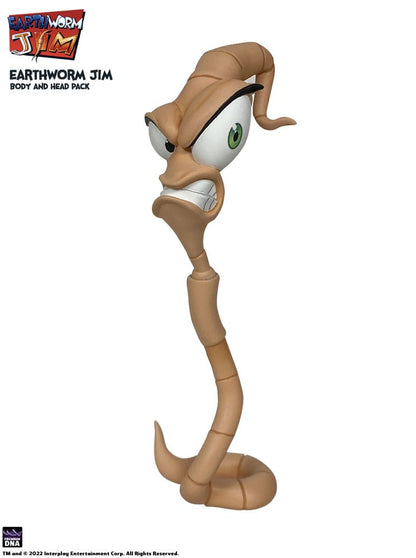 Earthworm Jim Zubehör-Set Wave 1: Worm Body & Jim Heads Accessory Pack Image 7