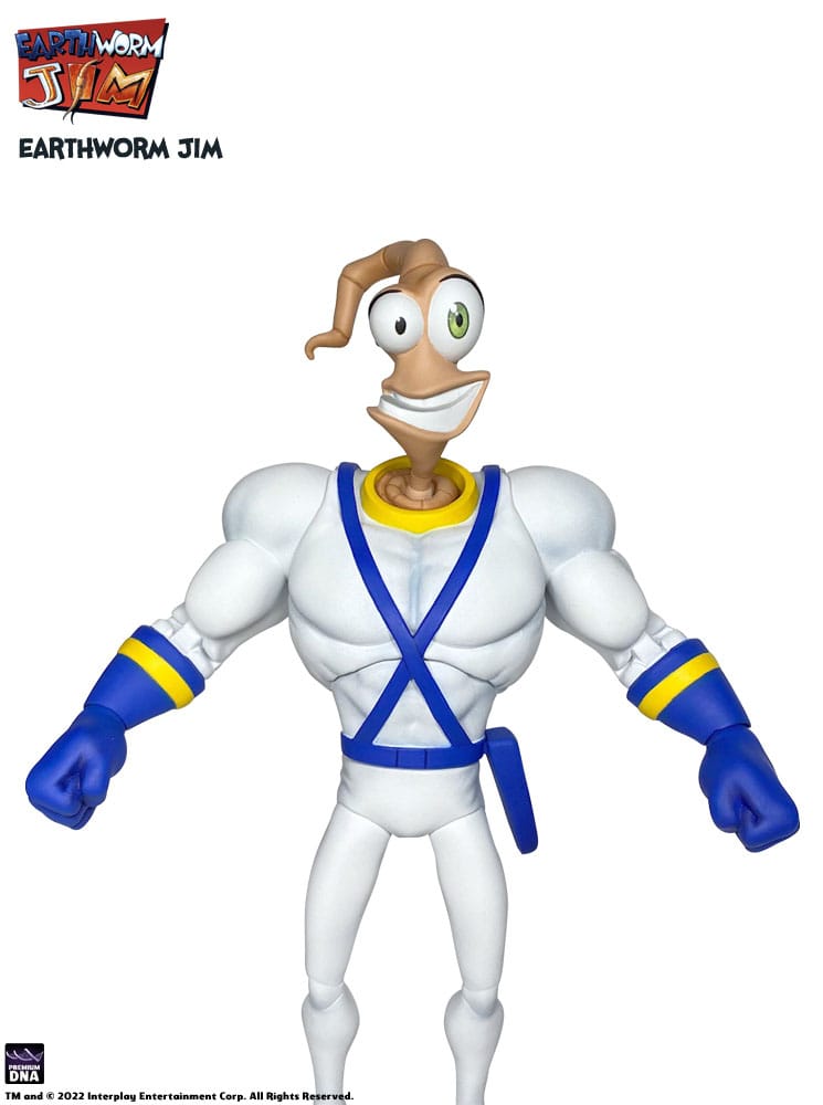 Earthworm Jim Zubehör-Set Wave 1: Worm Body & Jim Heads Accessory Pack Image 9