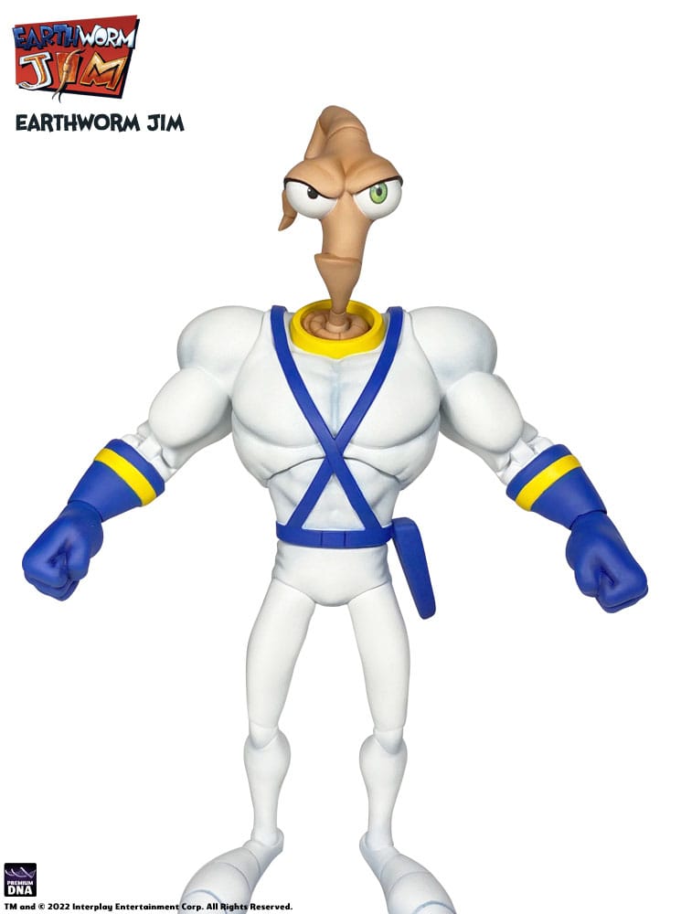 Earthworm Jim Zubehör-Set Wave 1: Worm Body & Jim Heads Accessory Pack Image 11