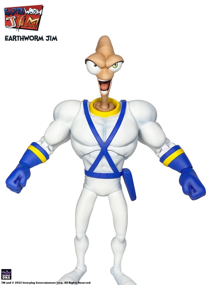 Earthworm Jim Zubehör-Set Wave 1: Worm Body & Jim Heads Accessory Pack Image 12