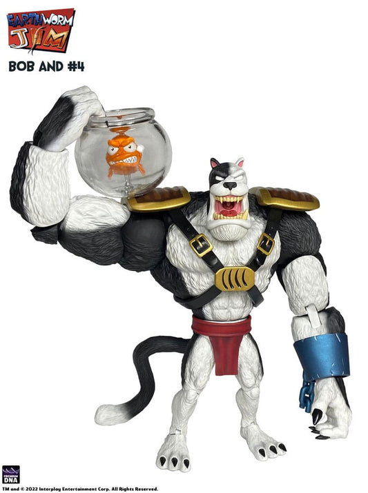 Earthworm Jim Actionfigur Wave 1: Bob the Killer Goldfish & #4 15 cm Image 1