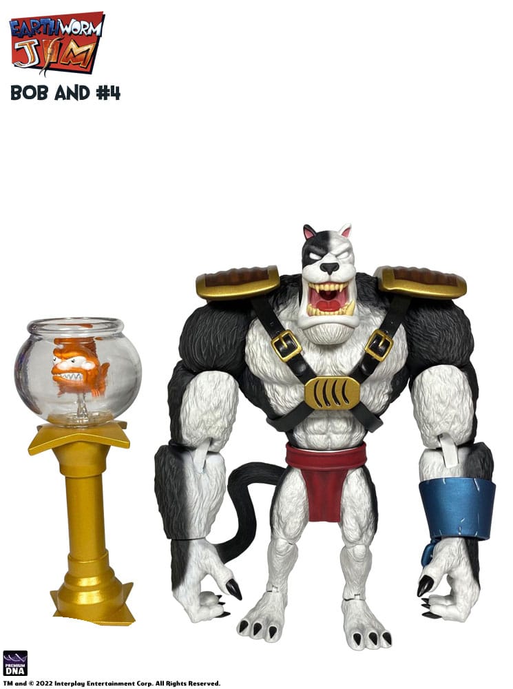 Earthworm Jim Actionfigur Wave 1: Bob the Killer Goldfish & #4 15 cm Image 3