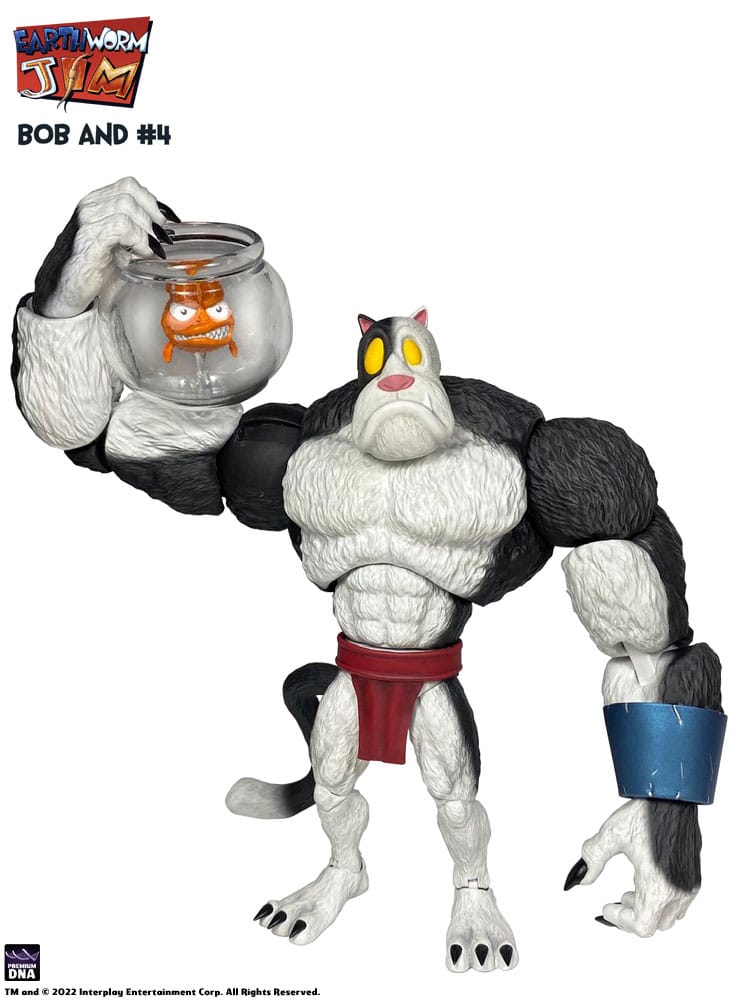 Earthworm Jim Actionfigur Wave 1: Bob the Killer Goldfish & #4 15 cm Image 4