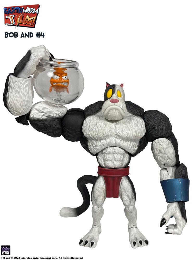 Earthworm Jim Actionfigur Wave 1: Bob the Killer Goldfish & #4 15 cm Image 5
