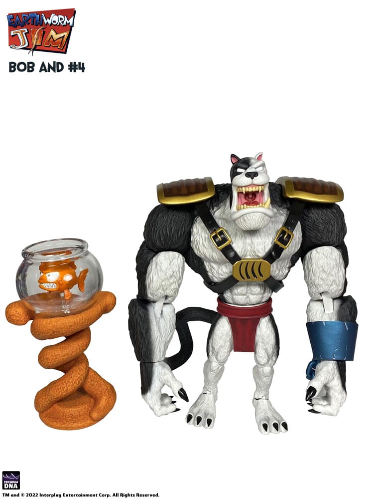 Earthworm Jim Actionfigur Wave 1: Bob the Killer Goldfish & #4 15 cm Image 6