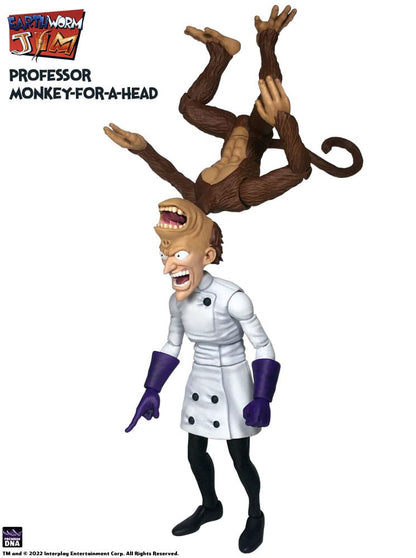 Earthworm Jim Actionfigur Wave 1: Professor Monkey-For-A-Head 28 cm Image 3
