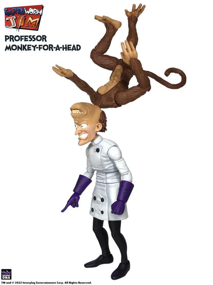 Earthworm Jim Actionfigur Wave 1: Professor Monkey-For-A-Head 28 cm Image 4