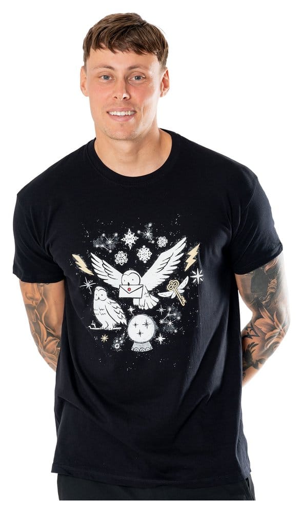 Harry Potter T-Shirt Hedwig Magical Xmas Größe XL Image