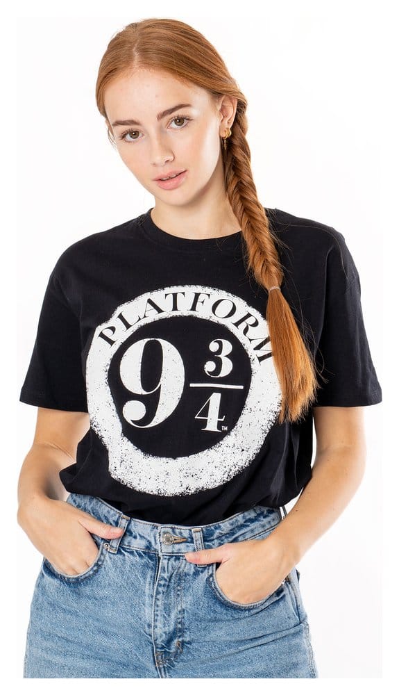 Harry Potter T-Shirt Platform 9 3/4 Raised Print Größe M Image