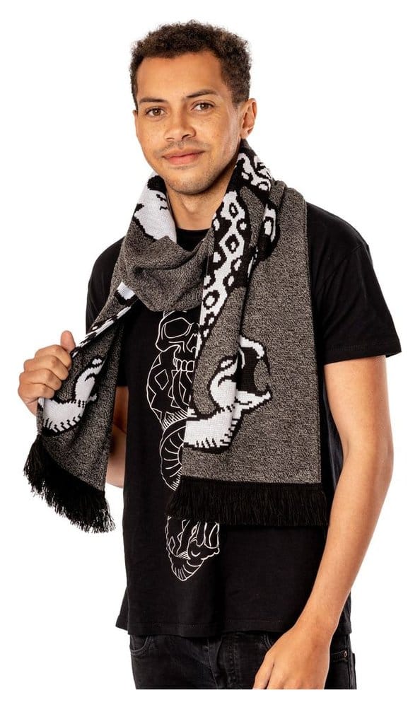 Harry Potter Schal Dark Arts Spell Long Length Grey Image