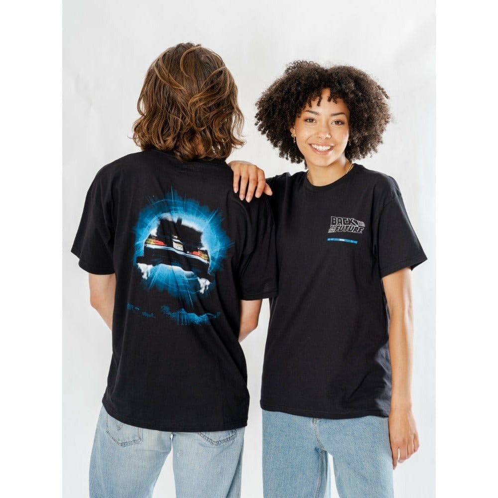 Zurück in die Zukunft T-Shirt Delorean Reverse Größe S Image 1