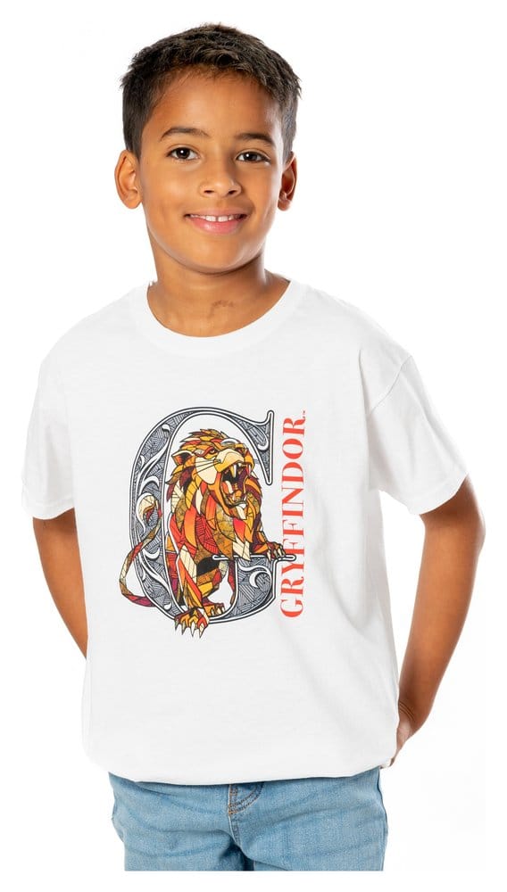 Harry Potter Kids T-Shirt Gryffindor Mosaic Größe 12-13 Image