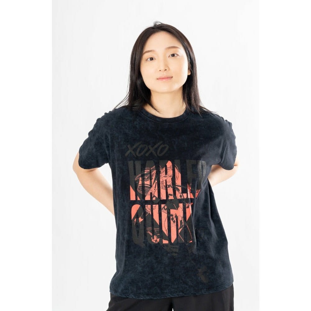 DC Comics T-Shirt Harley Quinn Acid Wash Xoxo Größe XXL Image 3