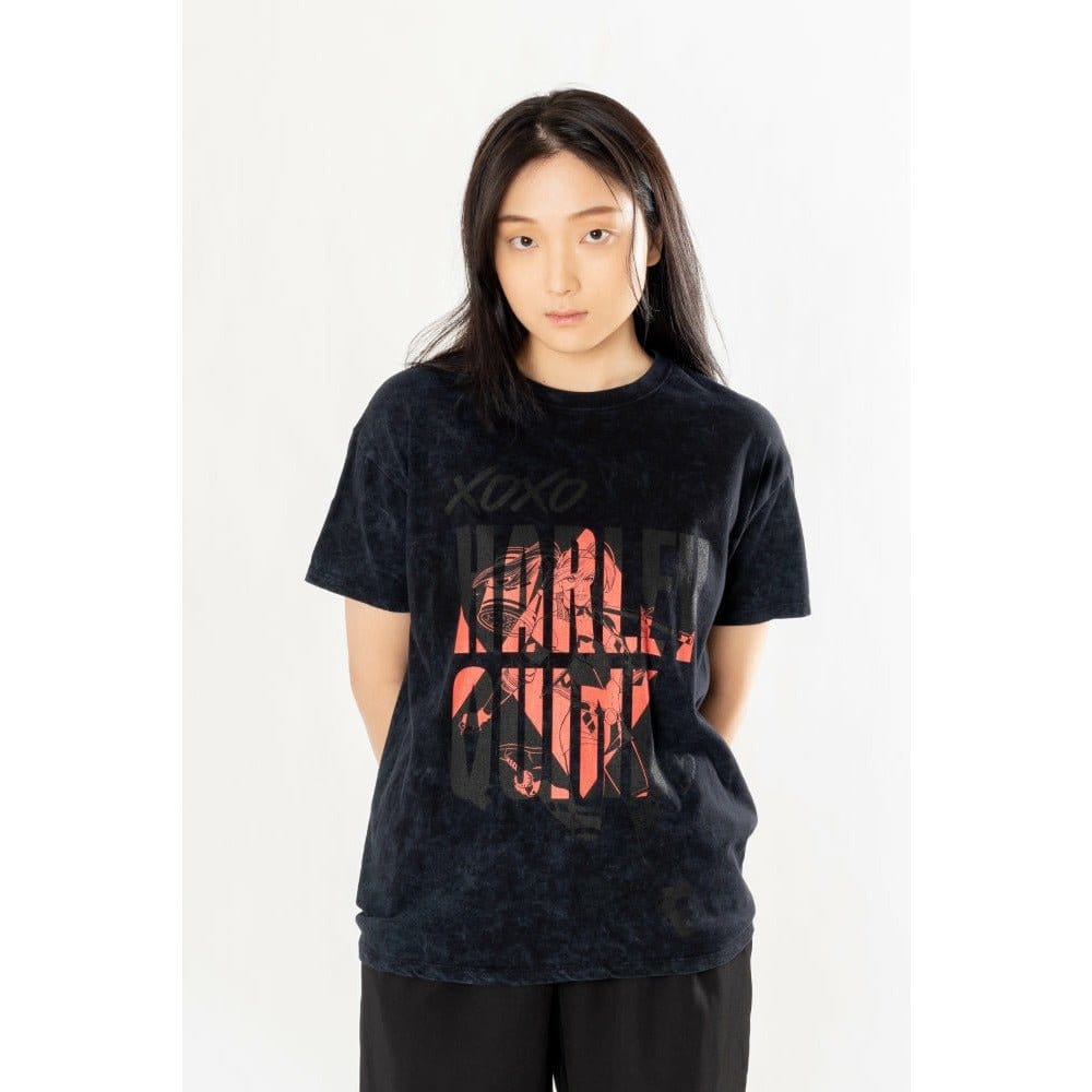 DC Comics T-Shirt Harley Quinn Acid Wash Xoxo Größe XXL Image 2