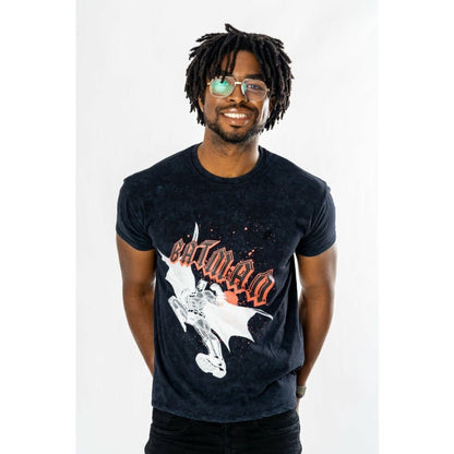 Batman T-Shirt Rock Acid Wash Größe XXL Image 2