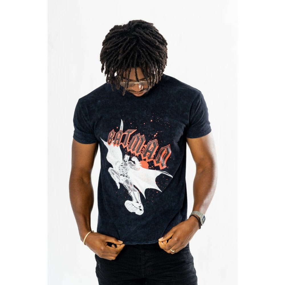 Batman T-Shirt Rock Acid Wash Größe XXL Image 1