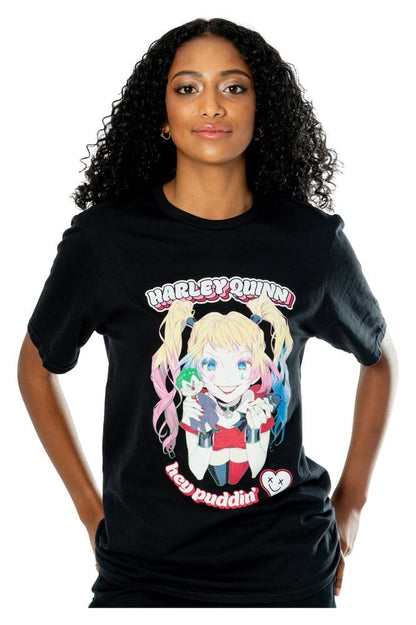 DC T-Shirt Harley Quinn Anime Puddin' Größe XL Image 3