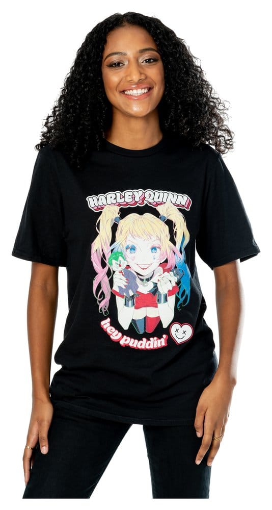 DC T-Shirt Harley Quinn Anime Puddin' Größe XL Image 2