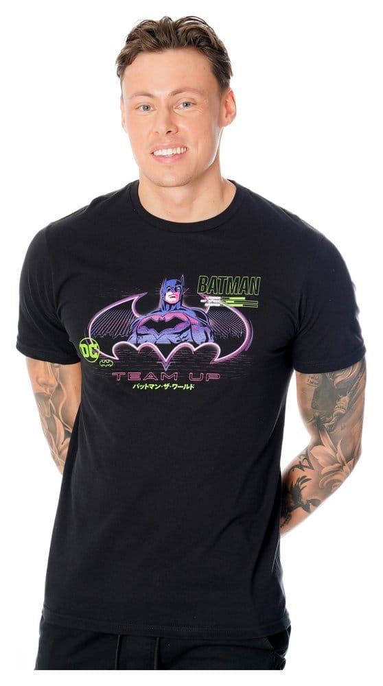 Batman T-Shirt Anime Matrix Grid Größe S Image 7