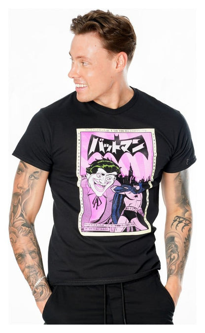 Batman T-Shirt Joker Anime Poster Größe XL Image 2