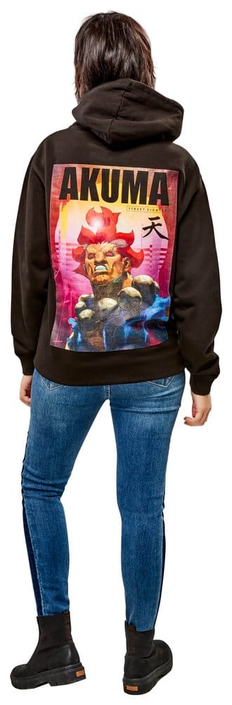 Street Fighter Kapuzenpullover Akuma Reverse Größe S Image 2