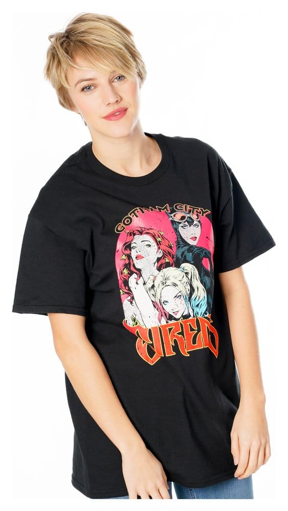 Gotham City Sirens T-Shirt Vintage Poster Größe M Image 3