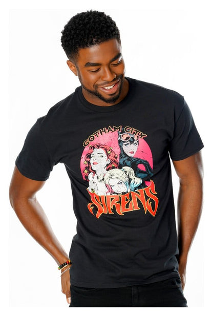 Gotham City Sirens T-Shirt Vintage Poster Größe M Image 6