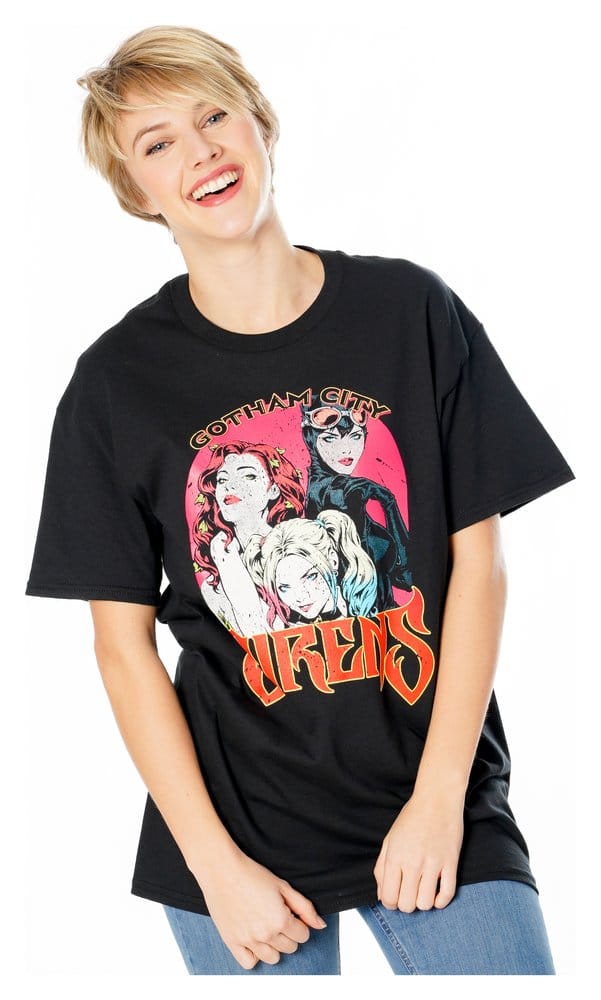 Gotham City Sirens T-Shirt Vintage Poster Größe M Image 5