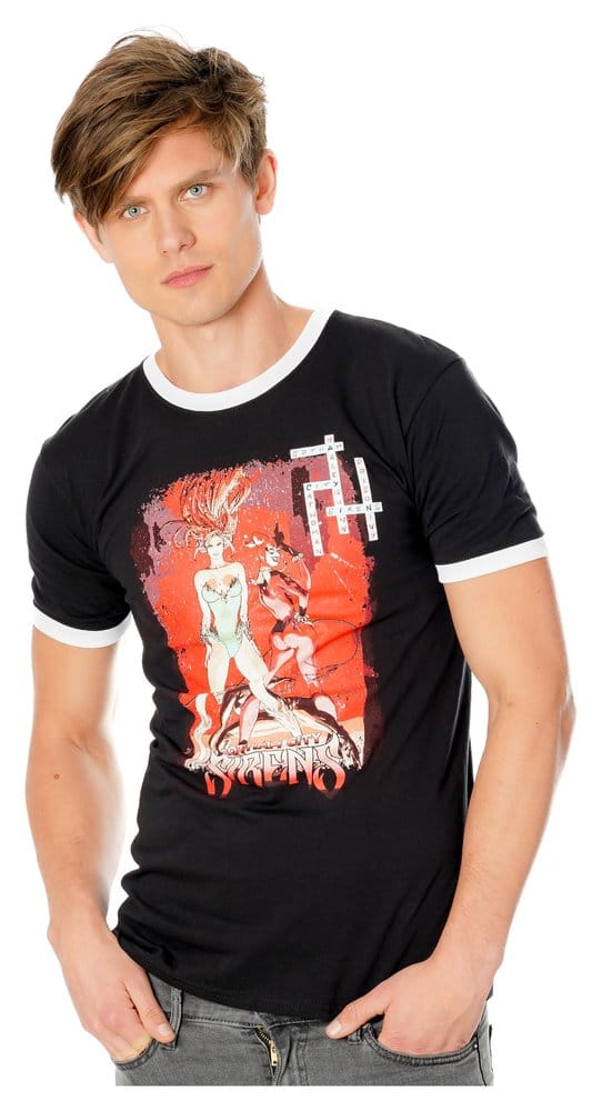 Gotham City Sirens T-Shirt Crossword Black Ringer Größe S Image 3