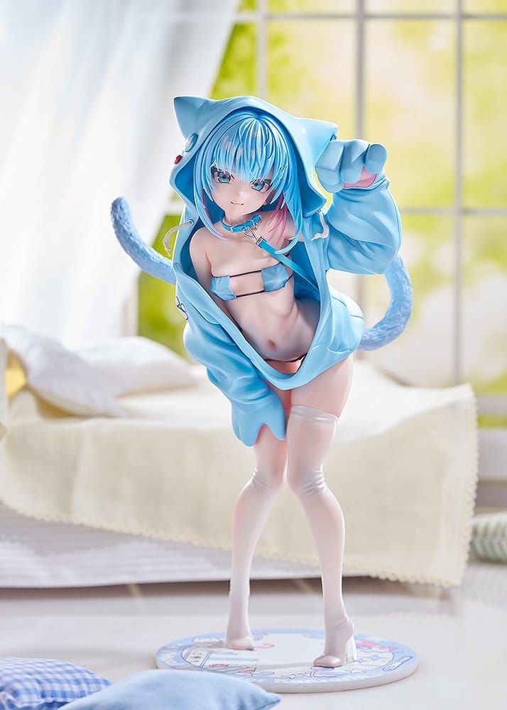 Virtual illustrator Kanzarin PVC Figur 1/6 kanzarin-chan: Cat-Eared Hoodie Ver. 26 cm Image 2
