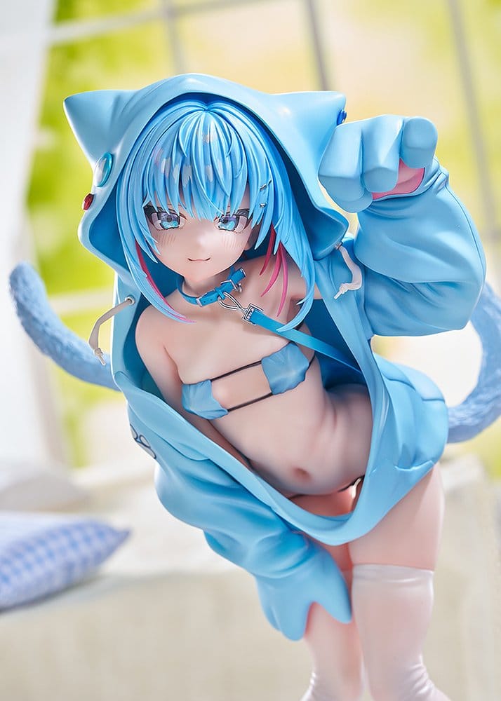 Virtual illustrator Kanzarin PVC Figur 1/6 kanzarin-chan: Cat-Eared Hoodie Ver. 26 cm Image 3